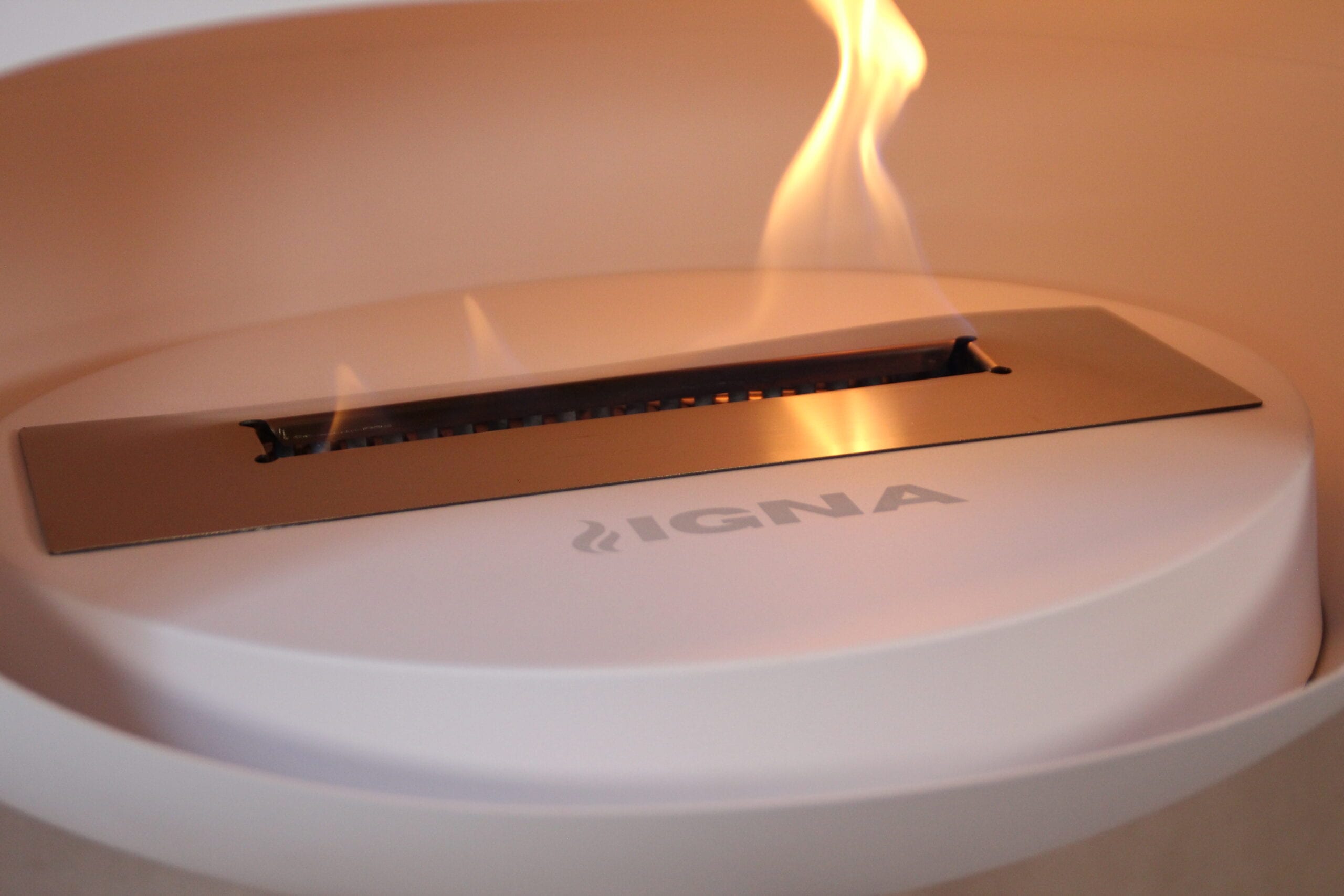 IGNA Ovalis Base Biopejs - White, Dark Wood Tall - Billede 4