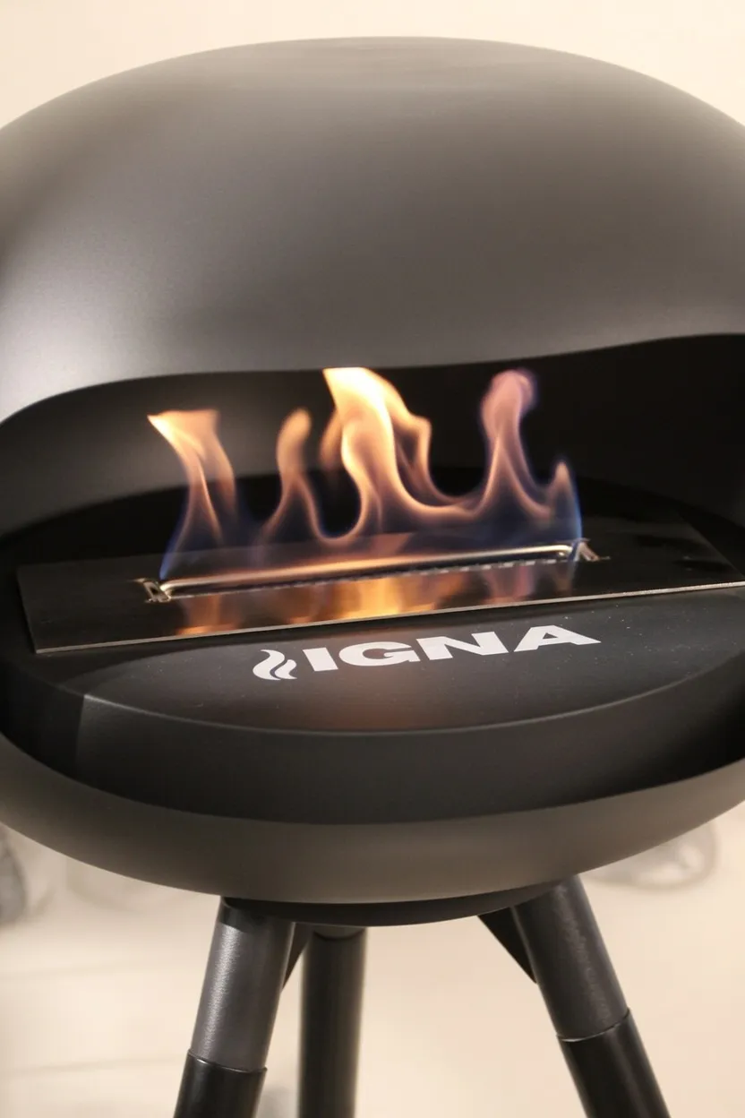 igna ovalis base black wood short