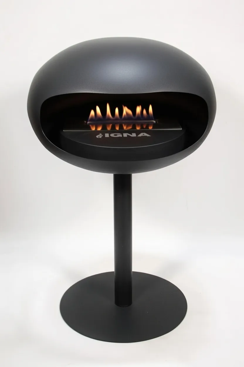 IGNA Ovalis Base Black - Black Steel