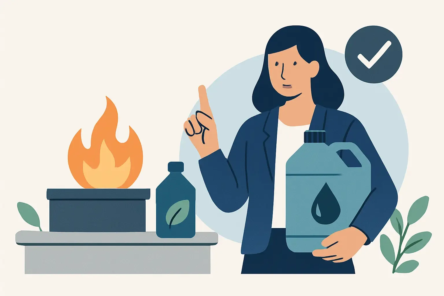 Bioethanol til biopejs: vælg rigtigt og brug det sikkert